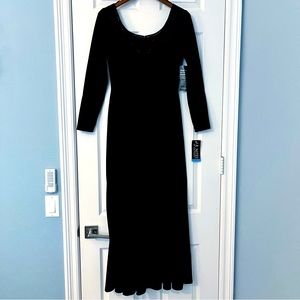 Vintage J.R. Nites by Calinedo Black Velvet long